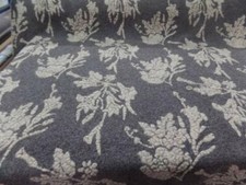 Tissu laine bouillie marron a