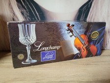 5 VERRES à VIN EAU CRISTAL