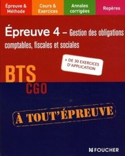 BTS CGO épreuve 4 : Gestion des oblig... - Eric Dumalanède - V282887