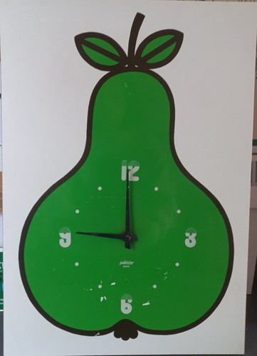 Rare horloge publistar décor - rare,