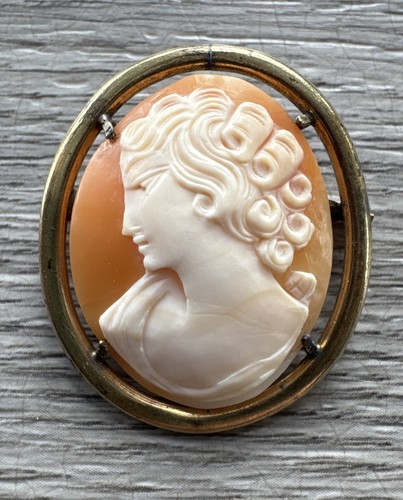 Broche ancienne camée - ancienne,