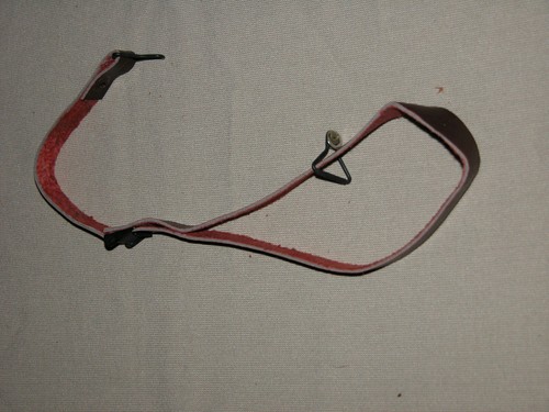 Jugulaire cuir casque léger - , m