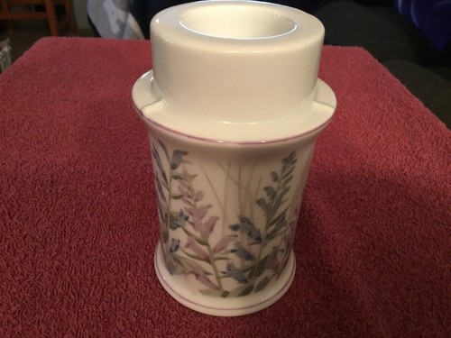 Ceramic round candle - round, holder
