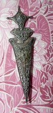 Bijou Celtique Ecosse Argent Broche poignard ancienne KILT 9,8cm 15,36gr