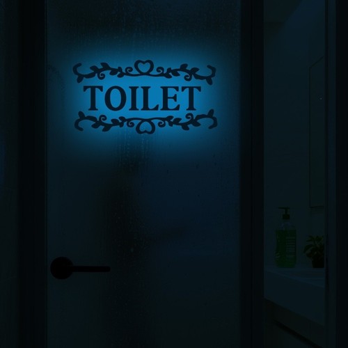 Autocollant toilette - autocollant, de