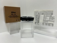 📸[Inutilisé dans sa boîte] Nikon PK-12 Auto Extension Ring 14mm Macro Japan ...