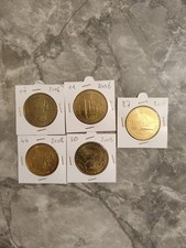 jetons touristiques MDP Divers Année 2006/2008 Lot De 5