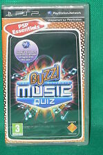 PSP jeu NEUF sous cello scellé BUZZ MUSIC QUIZ  new sealed PLAYSTATION