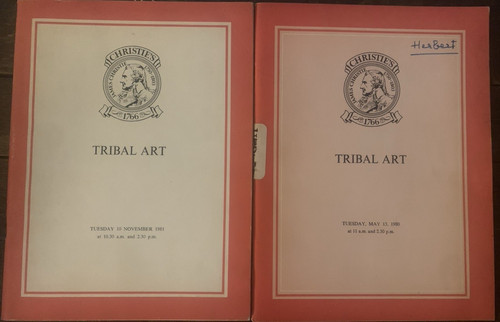 Tribal art catalogues - art, 2