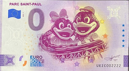 Billet euro parc saint - billet, paul