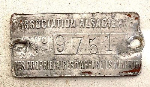 Ancienne plaque association - plaque,