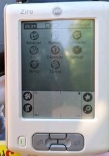 Palm Zire M150 White Palm Pilot Pocket Organizer INCL USED BATTERY EXCL COVERS