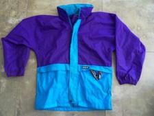 VESTE PARKA IMPER K-WAY CAPUCHE VINTAGE ANNEES 90