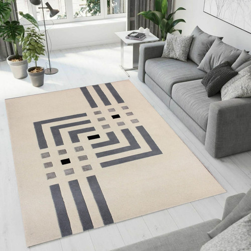 Tapis géométrique moderne - ,