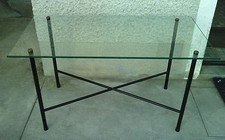 table basse design modulable design 50/60 hitier  ? Verre tubular coffee