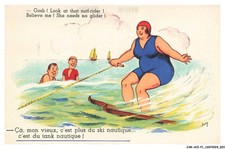 CAR-ACIP1-0012-HUMOUR - ça mon vieux c'est plus du ski nautique - c'est du ta