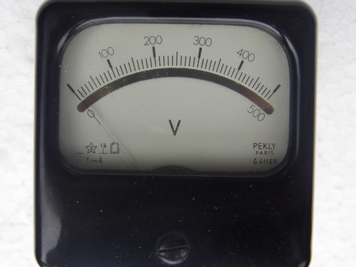 Voltmètre pekly 500v 70x70mm - pekly,