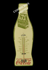 Thermomètre sans mercure en bois COCA-COLA bar pub publicitaire bistrot Natives