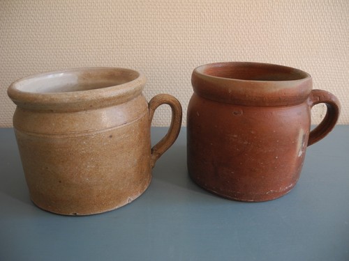 Lot anciens pots - anciens, grès