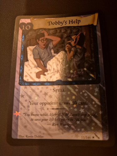 Carte harry potter tcg - potter, "dobby'