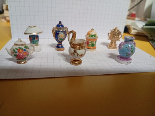 Lot feves vase cruche - vase,