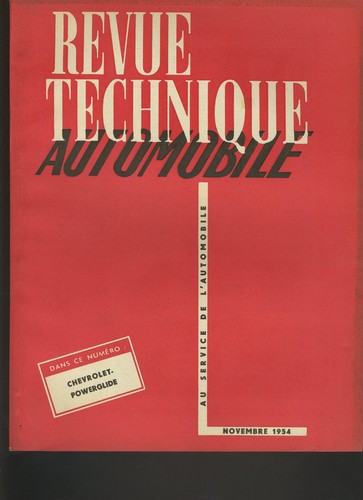 Revue technique automobile - technique,