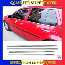 Chromé Cadre Fenêtre Inférieure 4 pcs INOXY pour VW GOLF 4 IV HB 1998 à 2004