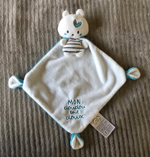 Doudou ours blanc - ours,