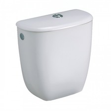 Réservoir attenant en céramique NF - double touche - Bastia GEBERIT