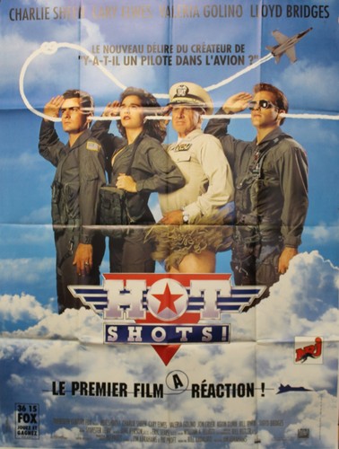 Hot shots affiche 1991 - "hot,