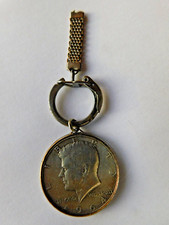 PIECE ARGENT USA 1/2 $ half dollar MONTE EN PORTE-CLES / KENNEDY 1964