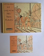 AVRIL / GOTTING - Le chemin des trois places - Futuropolis  EO + carte postale