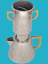 CAFETIÈRE LAITON CHROMÉE