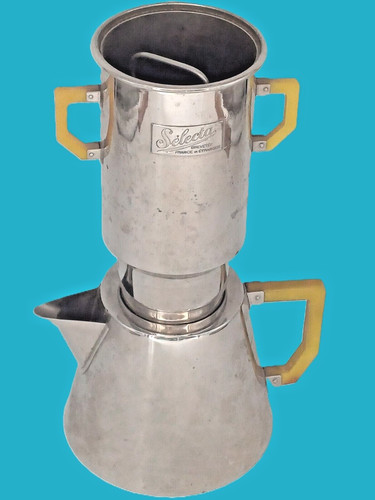 Cafetière laiton chromée - laiton,