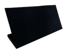 PRESENTOIR POUR BRACELETS CHAÎNES VELOURS NOIR 25 x 13 x 8cm NEUF