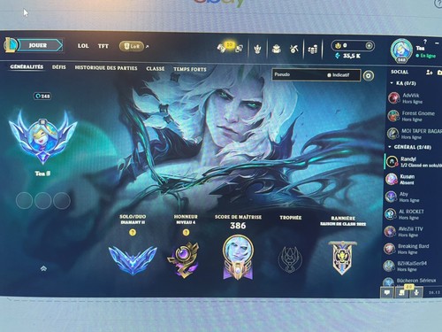 Compte league legends - compte, of