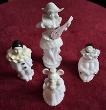 AVON : Lot de 4 Anciens Flacons de Parfum Personnages Années 70 Vintage