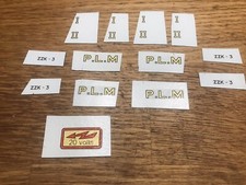 Kit Transfert pour Train Hornby Autorail Bugatti Micheline PLM Double Échelle O