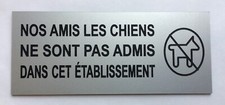 plaque, pancarte  NOS AMIS LES