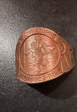 Rare PLAQUE St CHRISTOPHE 1900