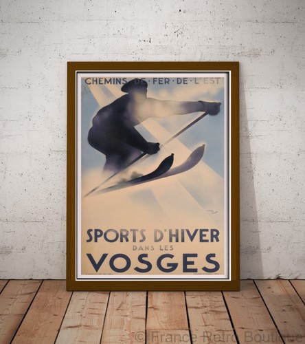 Affiche poster ski sports - affiche-poster,