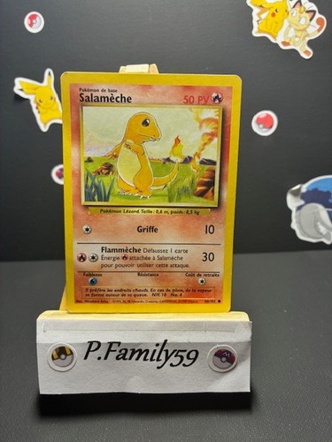 Carte pokemon salamèche - carte,