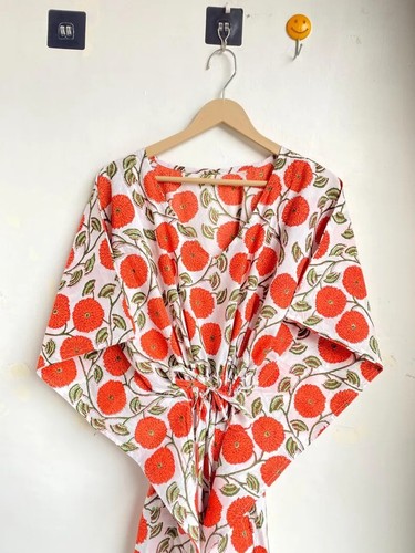 100 coton caftan indien - coton, fait