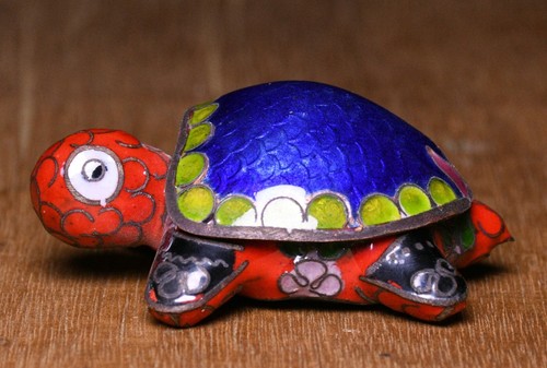 5cm old dynasty cloisonne - old,