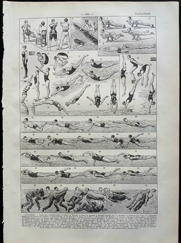 Ancienne planche originale - , de