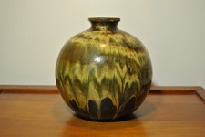 Vase boule en grès céramique