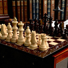 Jeu d'échecs fait main