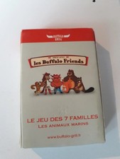 Paquet De Cartes Jeu de 7 Familles Animaux Marins 