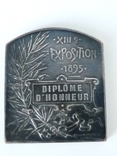 Médaille Société Philomathique 13e Exposition 1895 Bordeaux Diplôme d'honneur