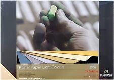 REMBRANDT Papier Pastel, Pastel sec,couleurs claires, A3 -160g, 6 couleurs
